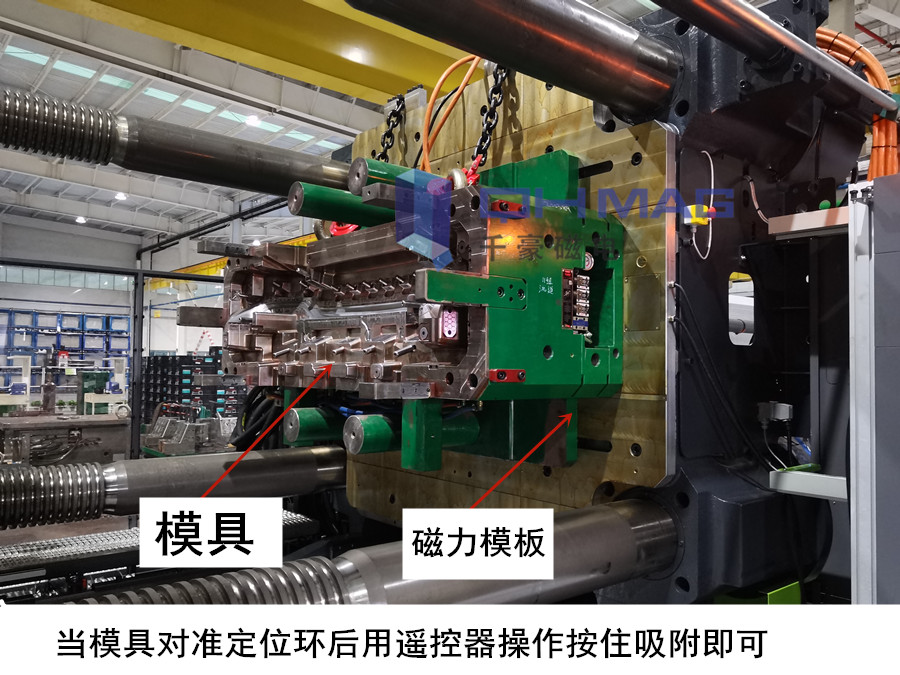 注塑機換模磁力模板，千豪